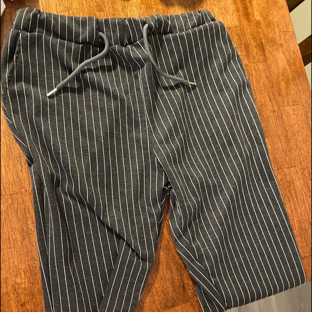 Pinstripe pants